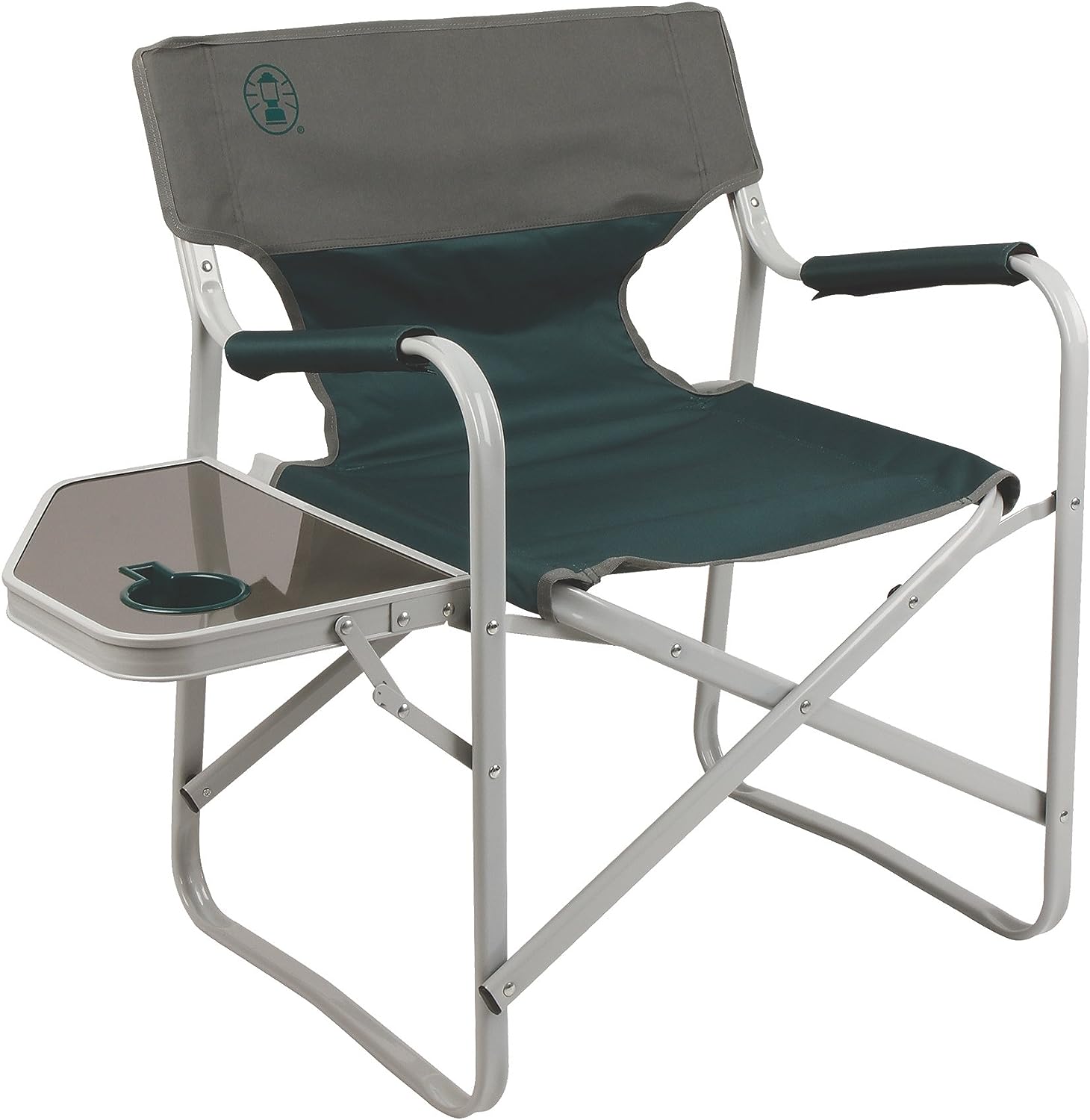 Coleman Outpost Breeze Portable Folding Deck Chair with Side Table Review