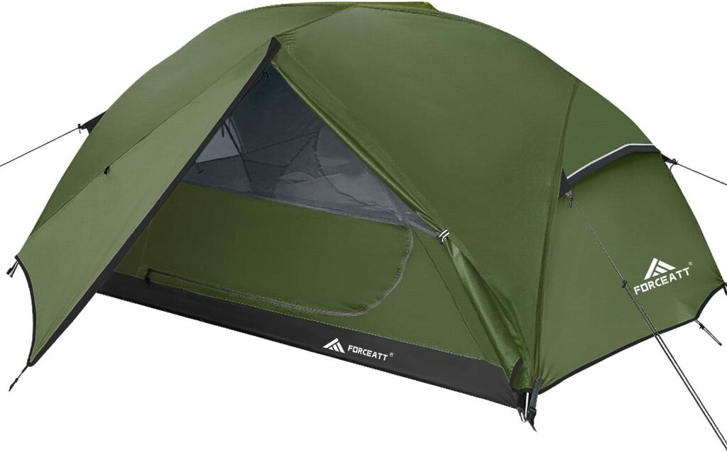 Forceatt Tent for 2 and 3 Person is Waterproof and Windproof, Camping Tent for 3 to 4 Seasons,Lightweight Aluminum Pole Backpacking Tent Can be Set Up Quickly,Great for Hiking