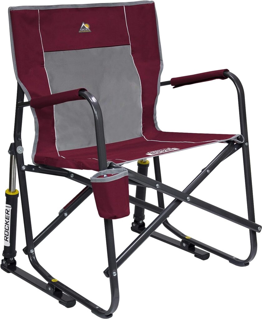 GCI Outdoor 37072 Outdoor Chair, Freestyle Rocker, Cinnamon Red Red