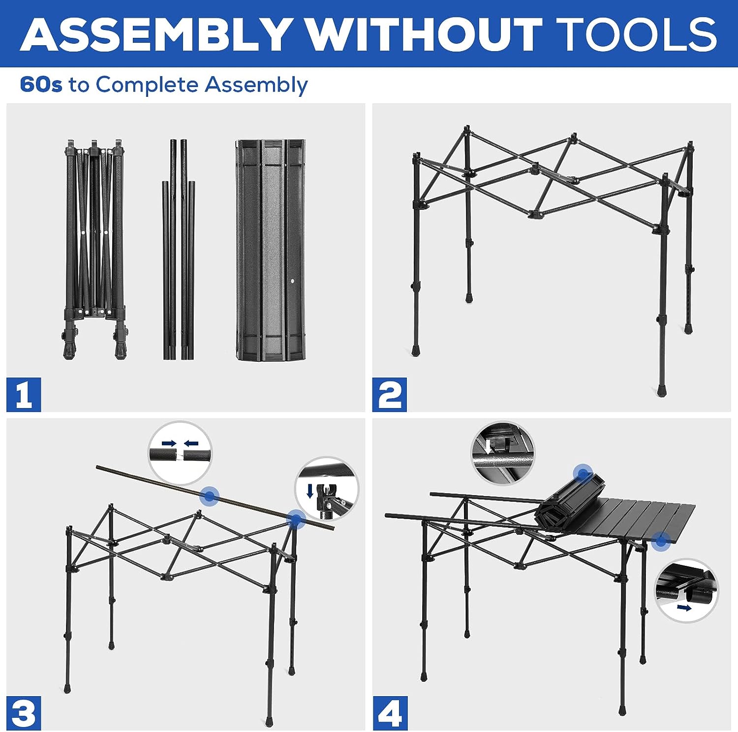 LEBLEBALL Folding Camping Table Review