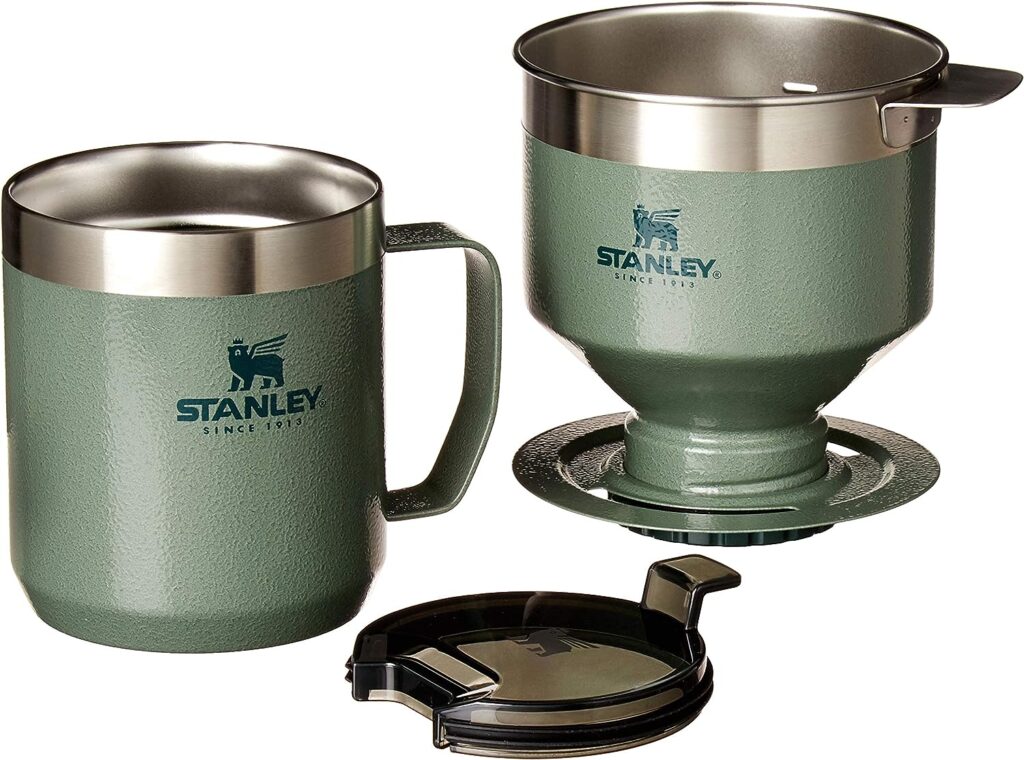 Stanley 10-09566-001 The Camp Pour Over Set Hammertone Green NA