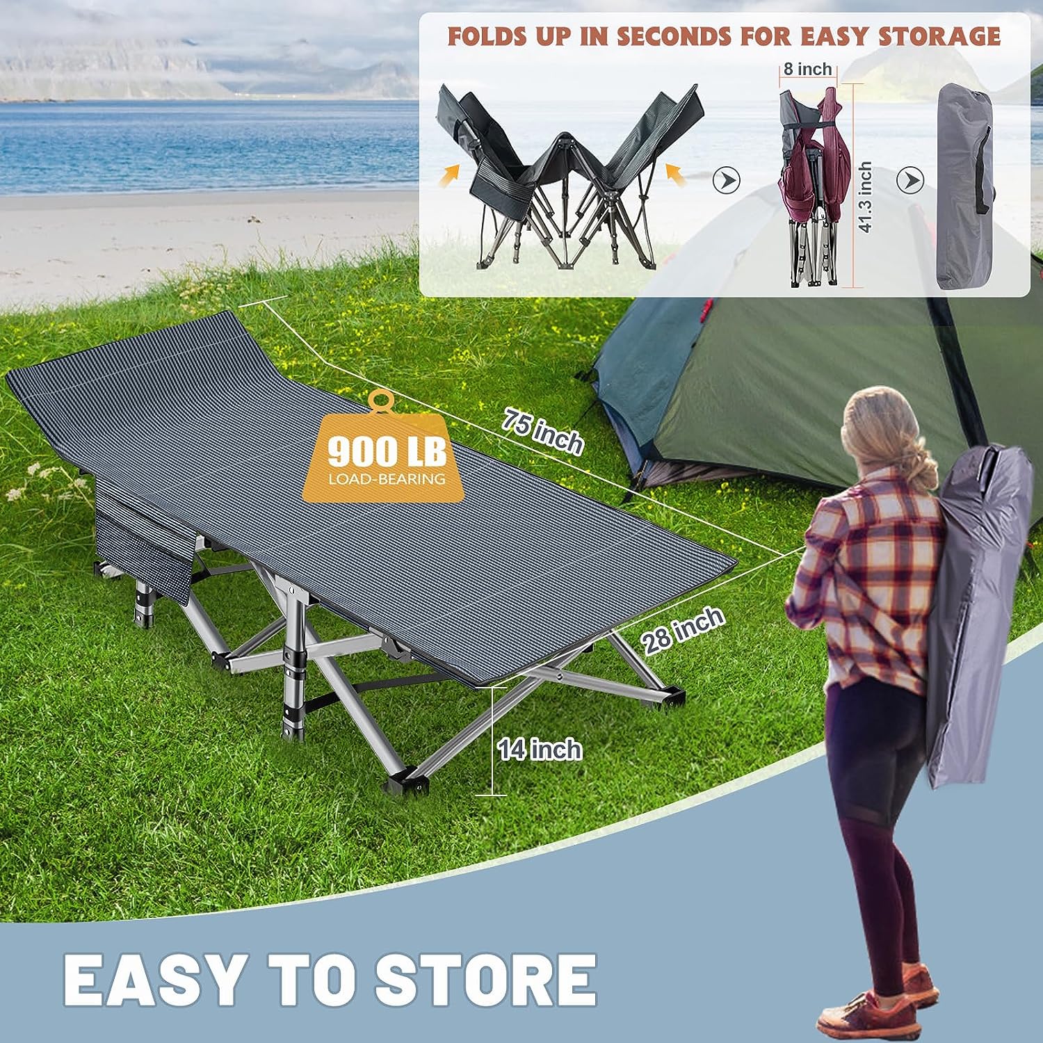 Slsy Folding Camping Cot Review